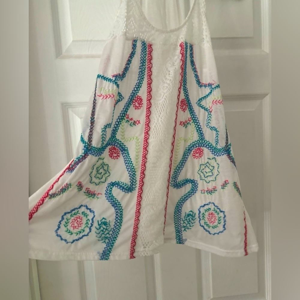 Embroidered Boho Tank